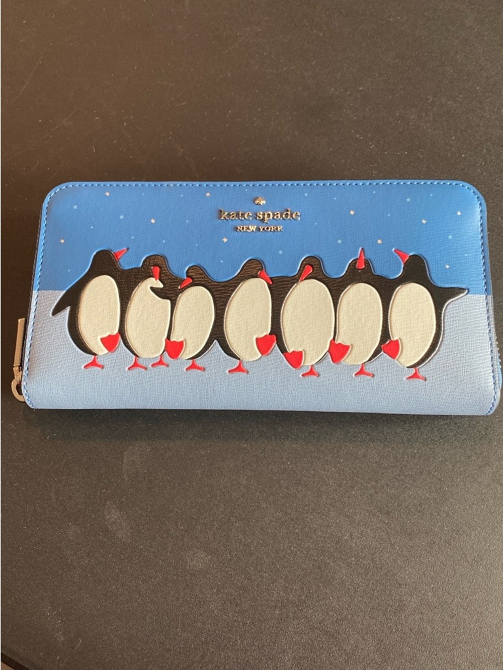 Kate Spade Arctic Friends Large Continental Wallet NWT